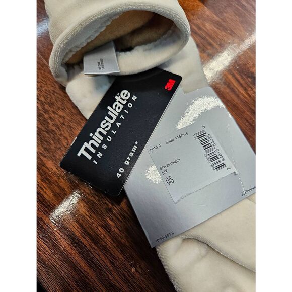 Worthington Thinsulate Off White Winter Gloves New With Tags - Picture 4 of 4